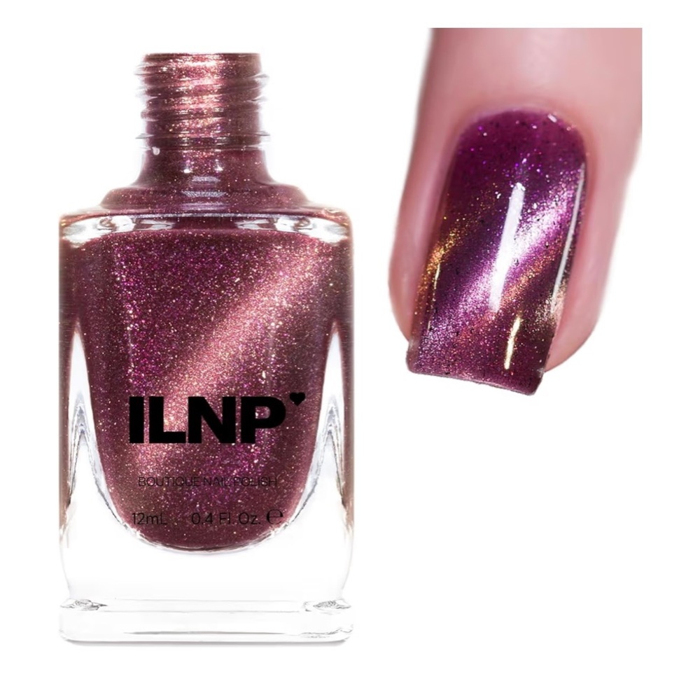 ILNP Sugar Plum Mauve magnetic nail polish plum vegan non toxic